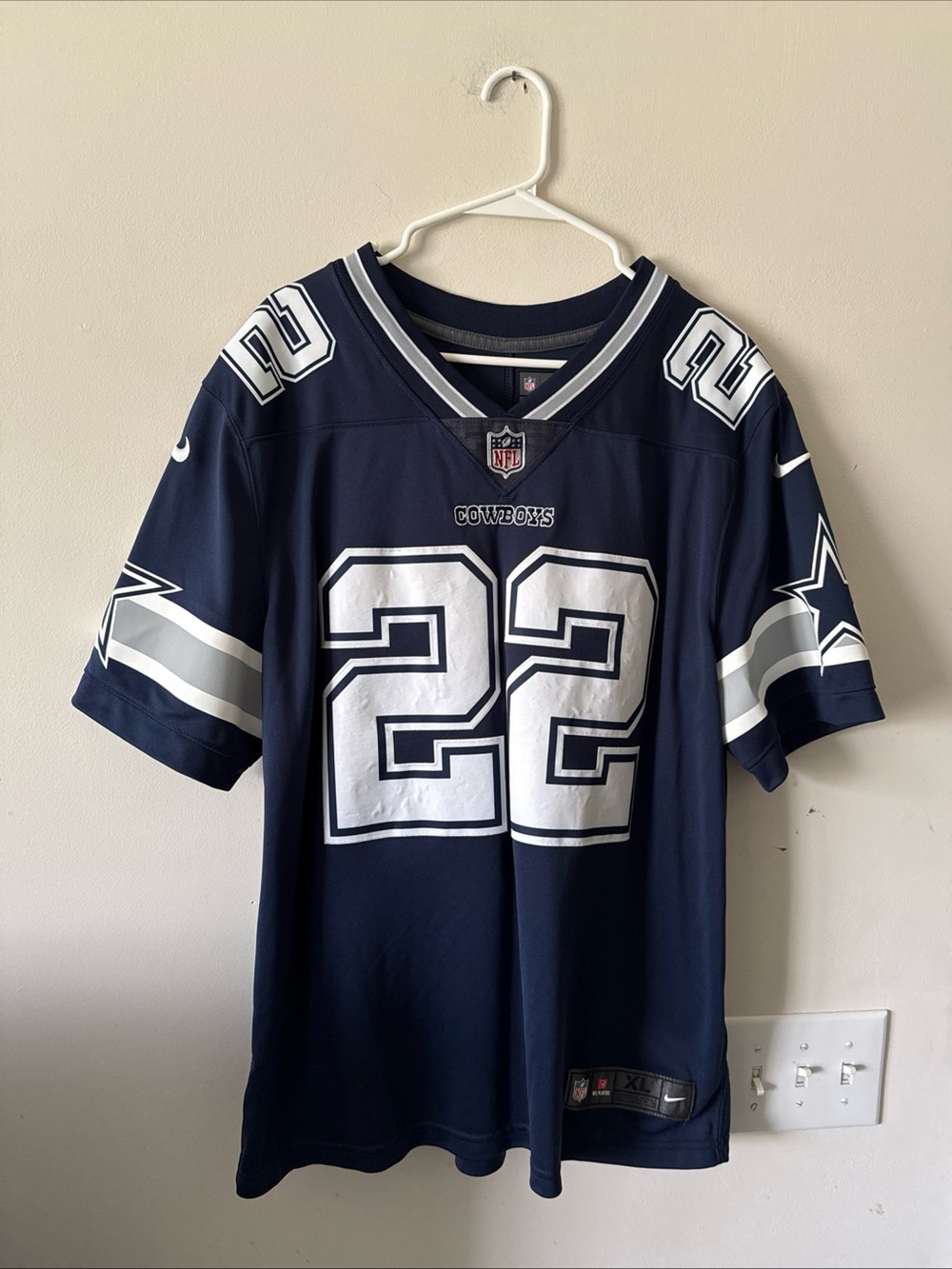 Men's Nike Emmitt Smith #22 Dallas Cowboys Vapor Lmtd NFL Jersey Sz XL - RARE